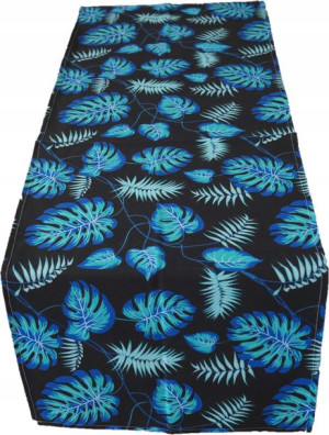Bieżnik Obrus 40x140 Bawełniany Monstera Liście