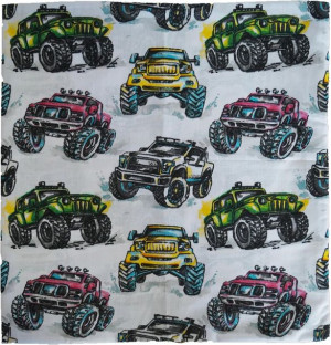 Poszewka na Poduszkę 40x40 Jeep Monster Truck Auta