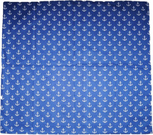 Poszewka na Poduszkę 70x80 Kotwice Marynarska