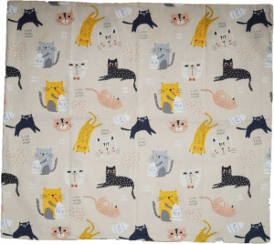 Bawełniana Poszewka 70x80 Koty Kotki z Kotami Cat