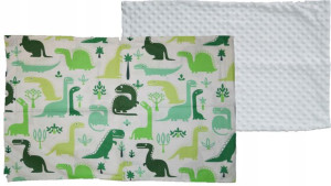 Poszewka na Poduszkę 40x60 Minky Dino Dinozaury
