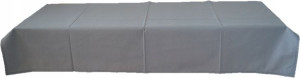 Obrus Bawełniany Siwy Szary 140x140 Bawełna