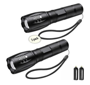 Latarka Led Wodoodporna 2000Lm Taktyczna 2 Szt