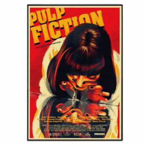 Plakat Pulp fiction Mia 40x60 obraz Jakość PREMIUM