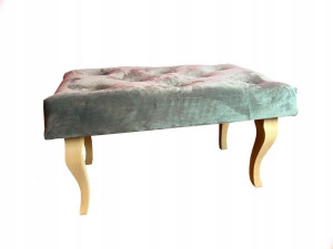 Punka Ławeczka Pufa PIKOWANA GLAMOUR 30x120