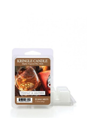 Kringle Candle Cognac And Leather - Wosk Zapachowy 64g Kringle Candle