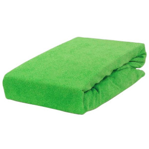 Prześcieradło FROTTE Z GUMKĄ 90x200 ZIELONE
