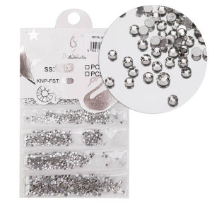 Ozdoby do paznokci zestaw cyrkonii 1440 szt. Crystal