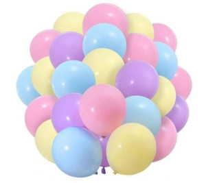 Balony pastelowe mix kolor 25cm 50szt