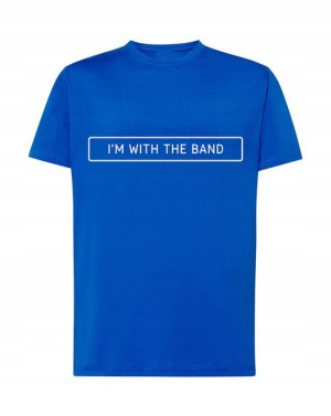 Muzyczny T-Shirt nadruk I’m with THE BAND r.XL