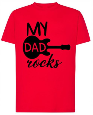 My Dad Rocks Dzień Ojca Prezent Rozm.5XL