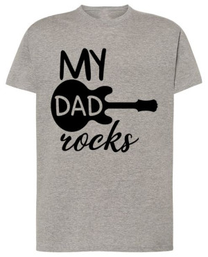My Dad Rocks Dzień Ojca Prezent Rozm.5XL