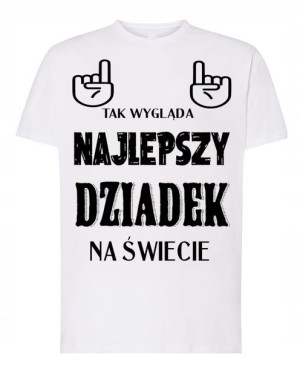 Najlepszy Dziadek Koszulka Prezent r.S