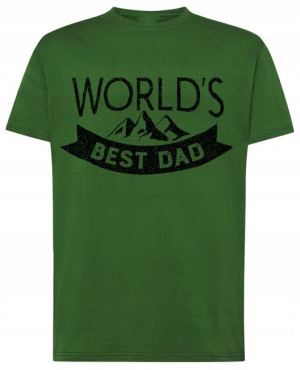Najlepszy Tata T-shirt Dzień Ojca Rozm.3XL