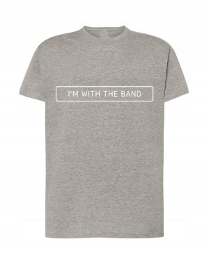 Muzyczny T-Shirt nadruk I’m with THE BAND r.3XL