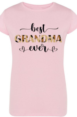 Najlepsza Babcia Damski T-Shirt Dzień Babci r.XXL