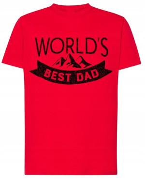 Najlepszy Tata T-shirt Dzień Ojca Rozm.XXL