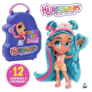 Hairdorables, lalka z niespodzianka (seria 6) z 12 niespodziankami w srodku
