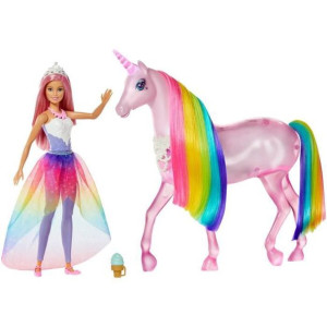 BARBIE - Barbie i jej Unicorn Magic Lights