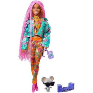 Barbie - Barbie Extra Mouse DJ - Modelka Lalka - Od 3 lat