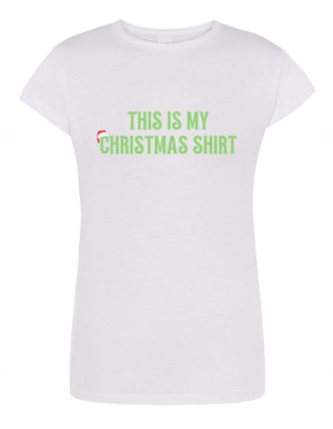 Mój świąteczny T-shirt damski r.XL