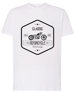 Motocykl Classic Klasyk T-shirt Logo Rozm.XXL