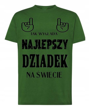 Najlepszy Dziadek Koszulka Prezent r.XS