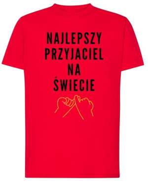 Najlepszy Przyjaciel T-Shirt Prezent Rozm.M