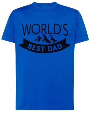 Najlepszy Tata T-shirt Dzień Ojca Rozm.5XL