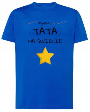 Najlepszy Tata T-shirt Prezent Modny Rozm.M