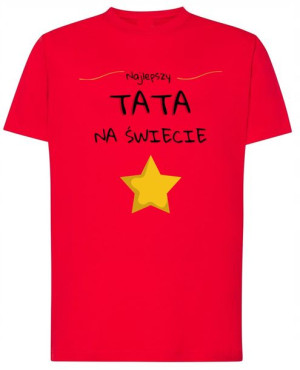 Najlepszy Tata T-shirt Prezent Modny Rozm.XS
