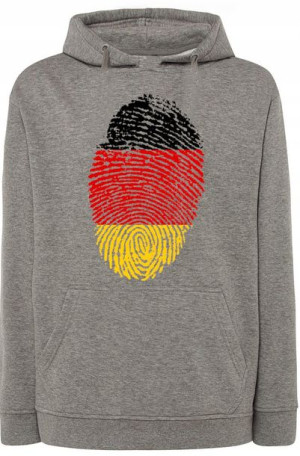 Niemcy Bluza Flaga Odcisk Kaptur r.S