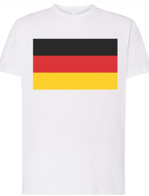 Niemcy Flaga Męski T-shirt Modny Rozm.XXL