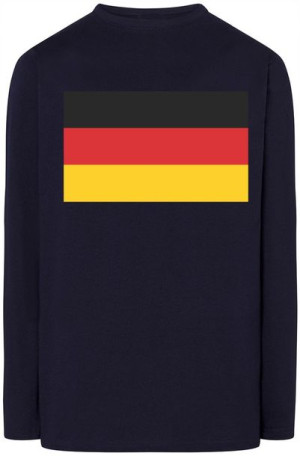 Niemcy Flaga Modna Bluza Longsleeve Rozm.S