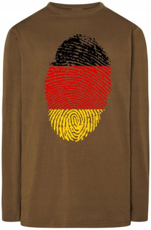 Niemcy Flaga Odcisk Bluza Longsleeve Rozm.4XL