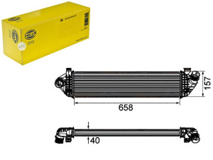 Intercooler Volvo C30 C70 S40 V50 04- 1.6d 2.0d He