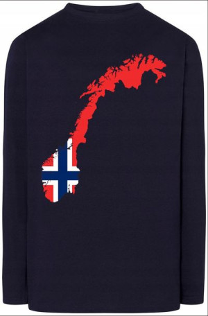 Norwegia Flaga Męska Bluza Longsleeve Rozm.XXL