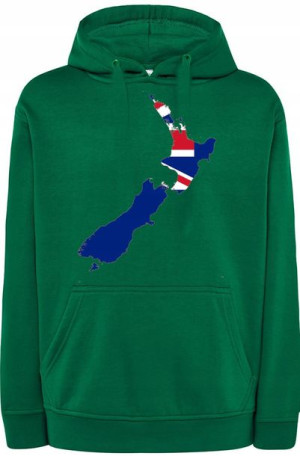 Nowa Zelandia Męska Modna Bluza Kaptur r.M