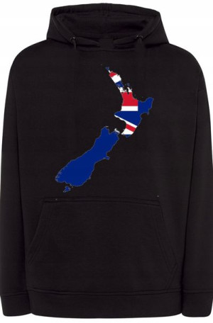 Nowa Zelandia Męska Modna Bluza Kaptur r.XXL