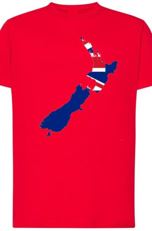 Nowa Zelandia Męski Modny T-Shirt Nadruk Rozm.5XL