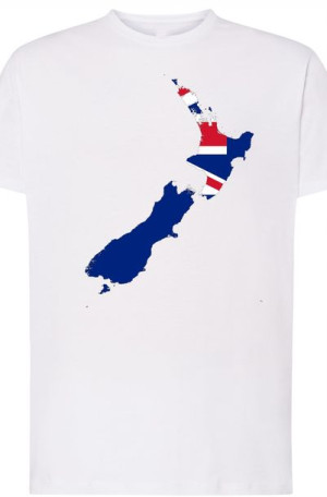 Nowa Zelandia Męski Modny T-Shirt Nadruk Rozm.5XL