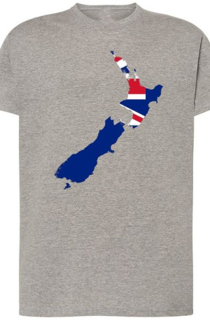 Nowa Zelandia Męski Modny T-Shirt Nadruk Rozm.L