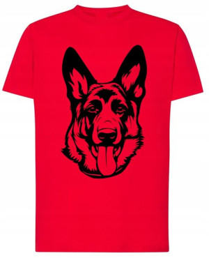 Owczarek Niemiecki T-shirt Męski Modny Rozm.5XL