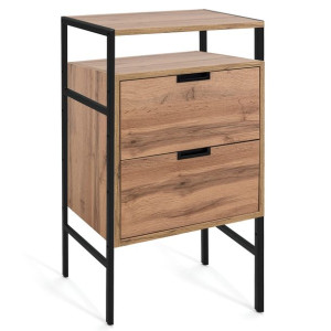 Szafka na buty ze stelażem 50x95x40 cm dąb wotan CUBE