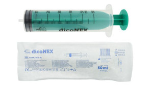dicoNEX Strzykawka 3-częściowa luer 50ml - 10 szt.