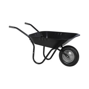 Taczka metalowa czarna budowlana ogrodowa mocna 120l
