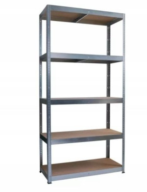 Regał Magazynowy Metalowy Garaż 180x90 Max 875 Kg