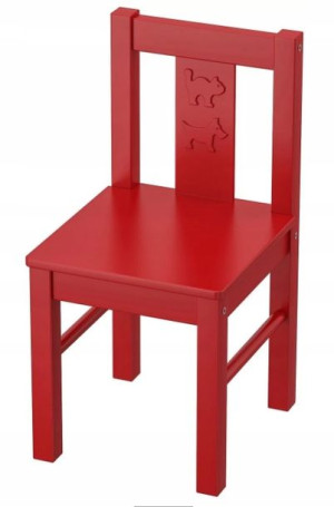 Ikea kritter krzesełko dziecięce drewniane dziecka