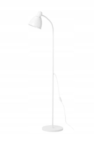 Ikea lersta lampa stojąca podłogowa do salonu biel