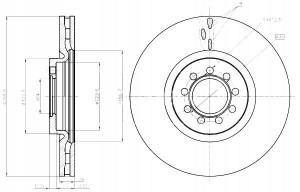Tarcze Ham. 2szt Iveco P. 06- Maxgear